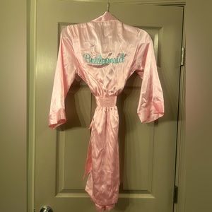 Never worn bridesmaid robe